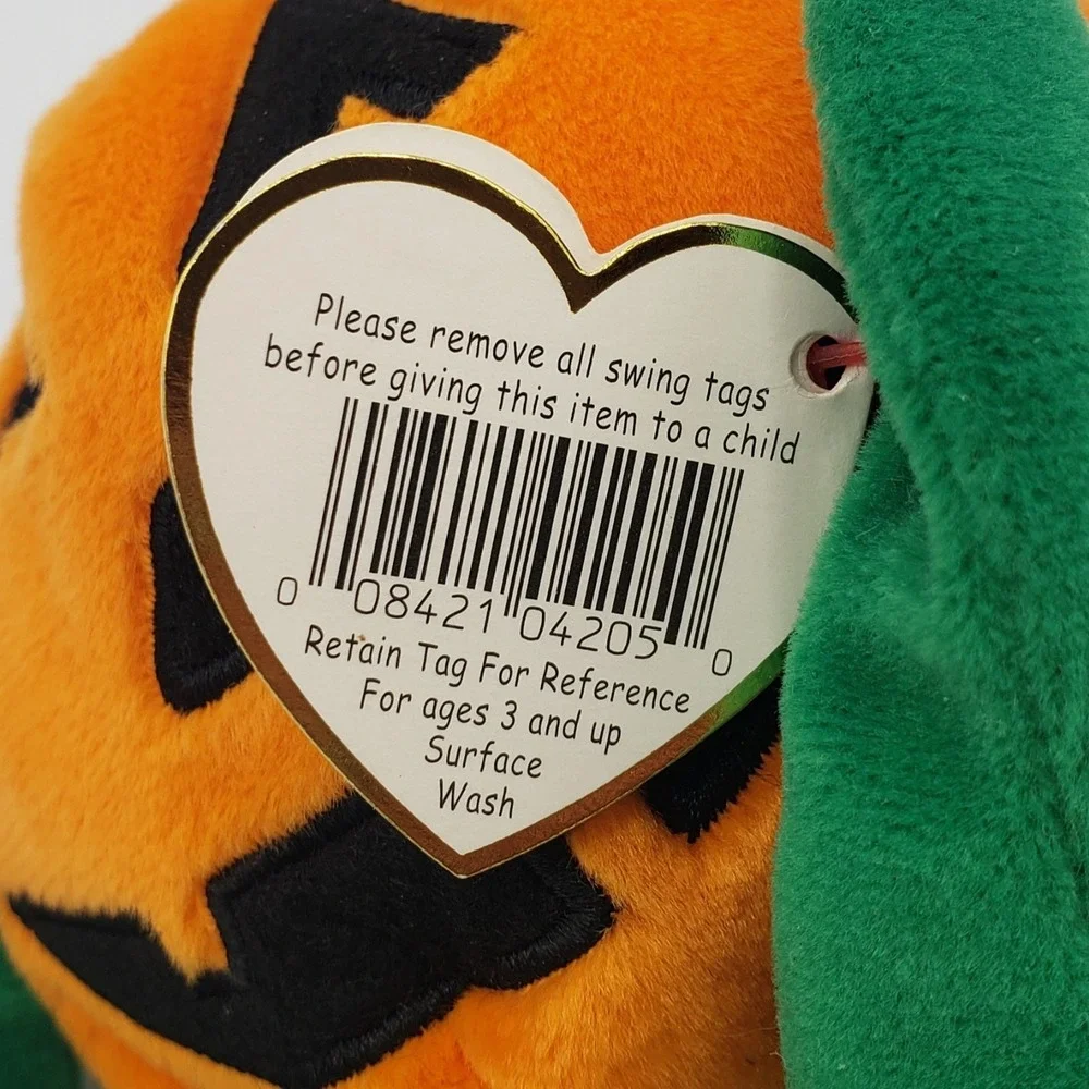 Ty Retired Beanie Baby‎ Pumkin Pumpkin Halloween 1998